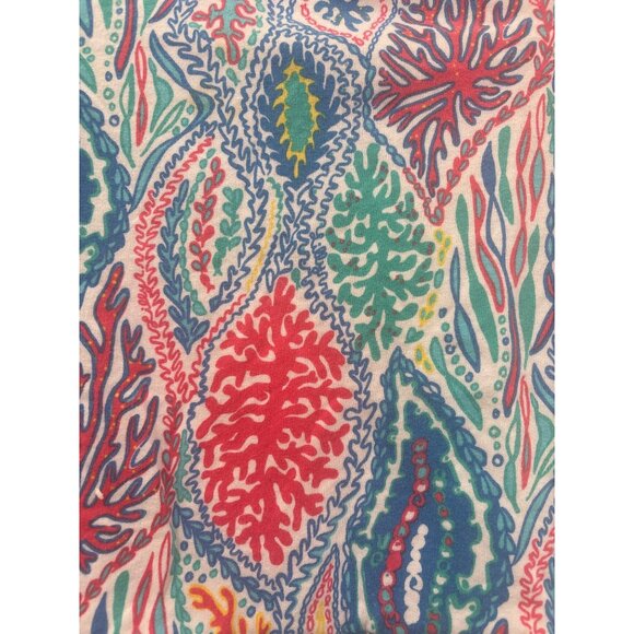 Lilly Pulitzer Girls XS (2-3) Let Minnow Multicolor Cotton Blend Long Sleeve Pep - Picture 2 of 5
